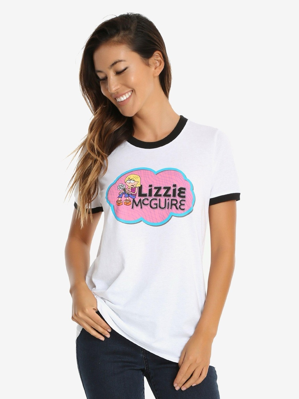 Lizzie McGuire Ringer Tee - Graphic Women’s Top